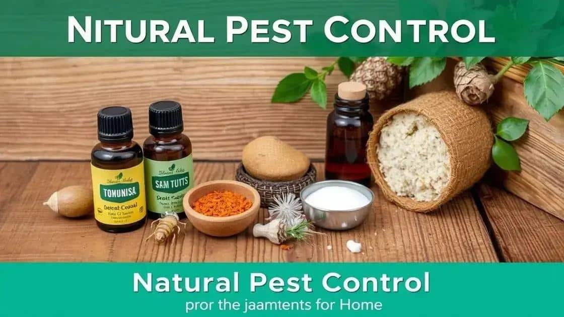 Benefícios de soluções naturais no combate ao cupim