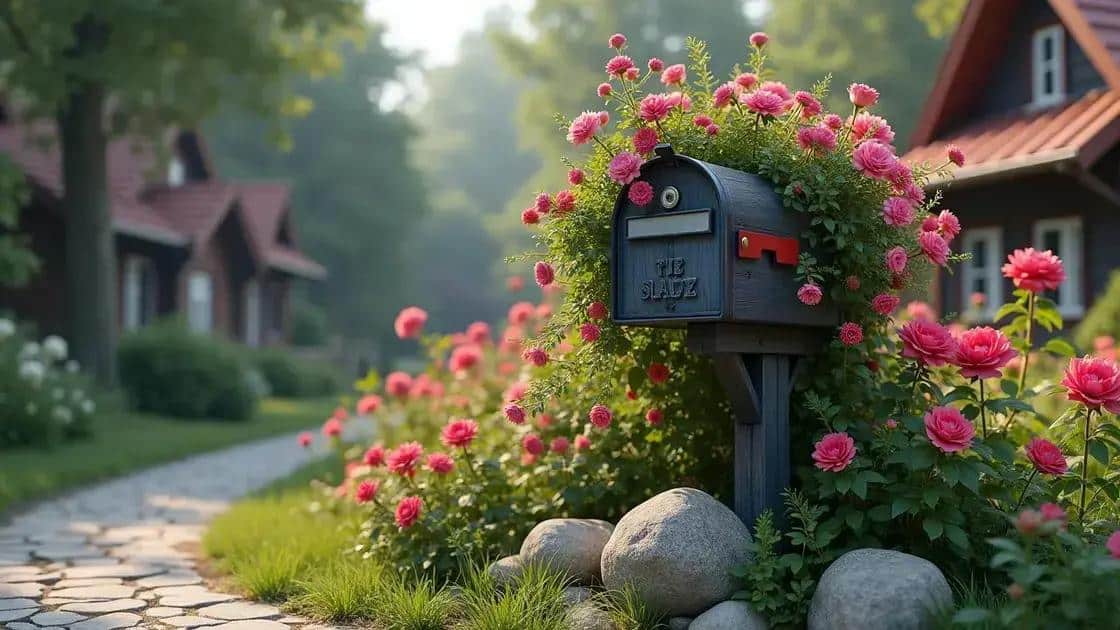 como montar um jardim em caixas correio