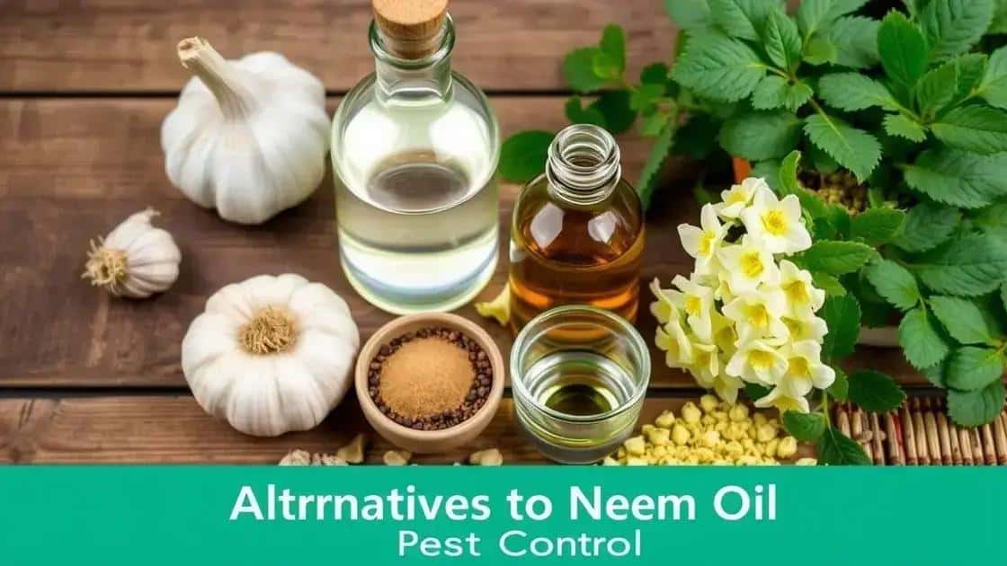 Alternativas naturais ao óleo de neem