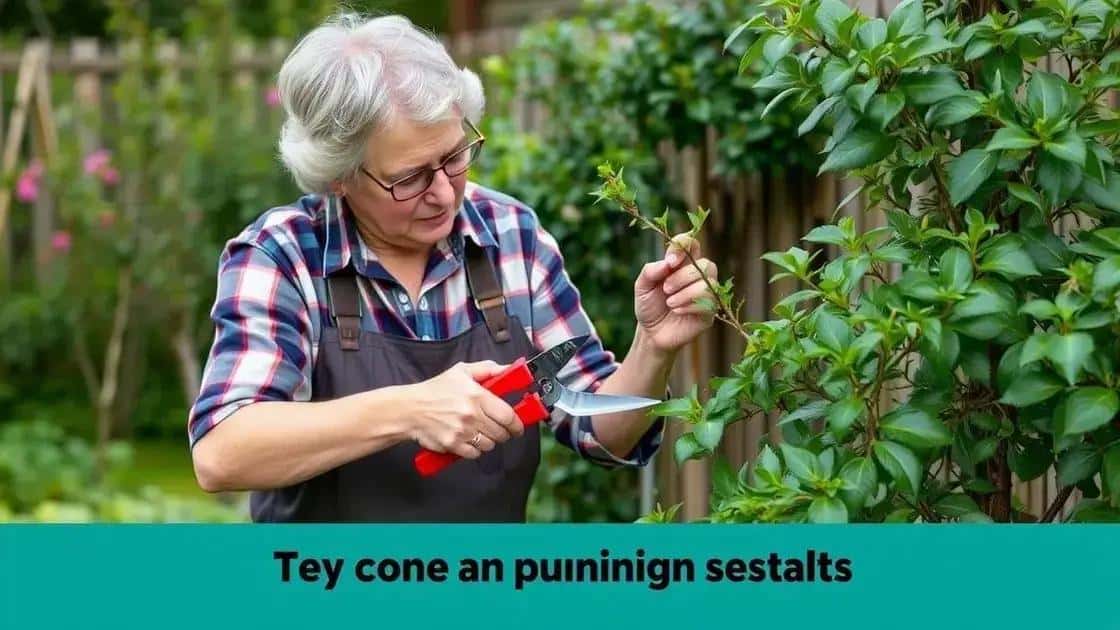 Dicas para evitar erros comuns na poda