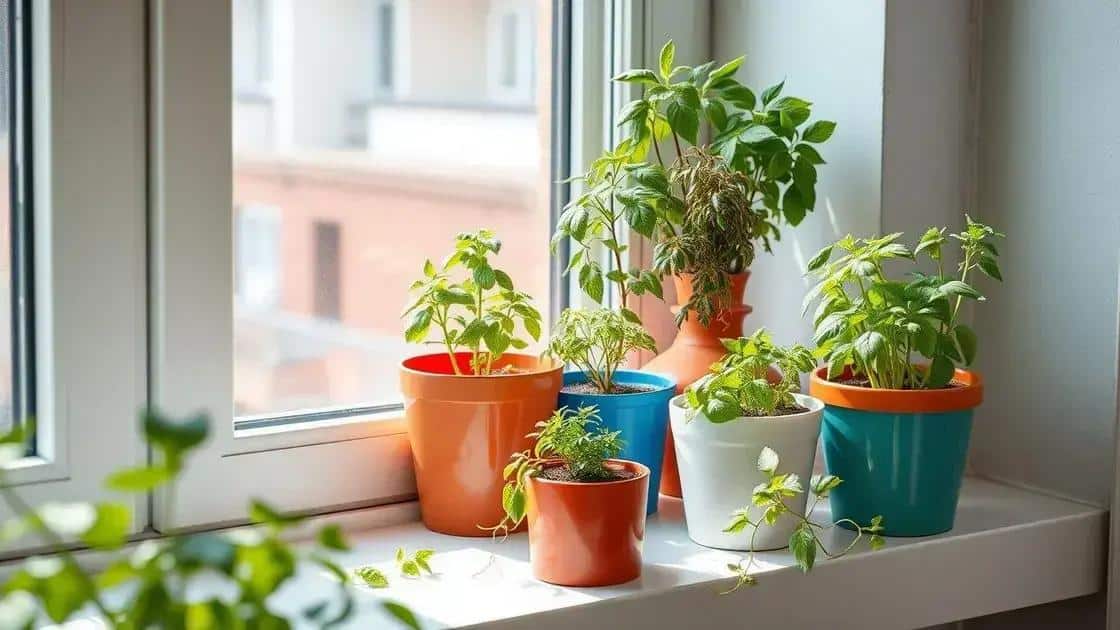 Dicas práticas para cultivar ervas em apartamentos