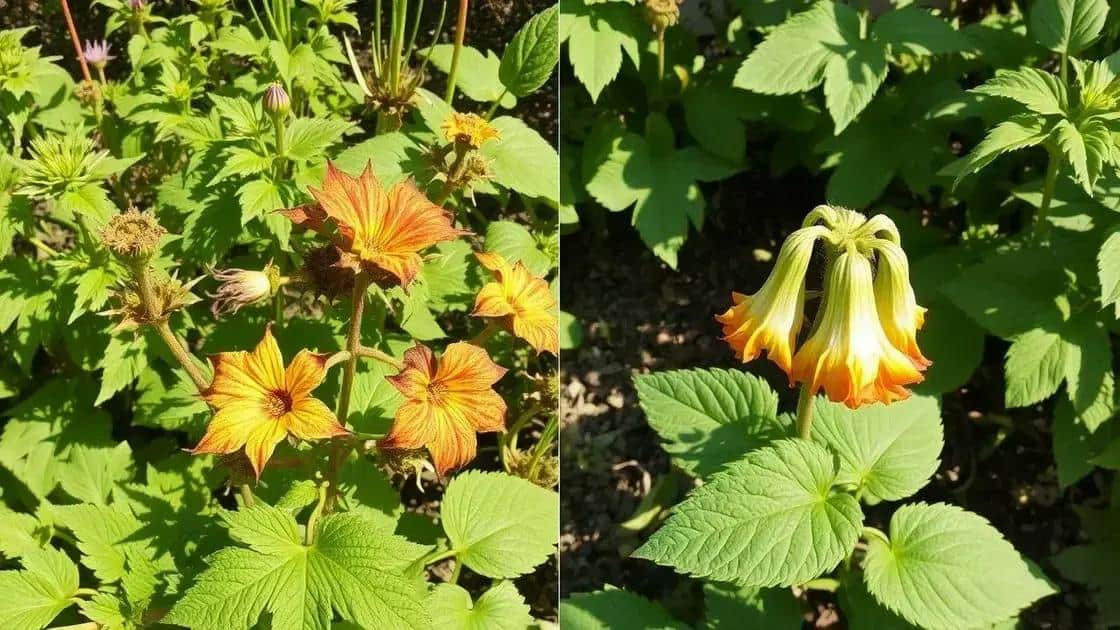 como identificar plantas sensíveis ao calor