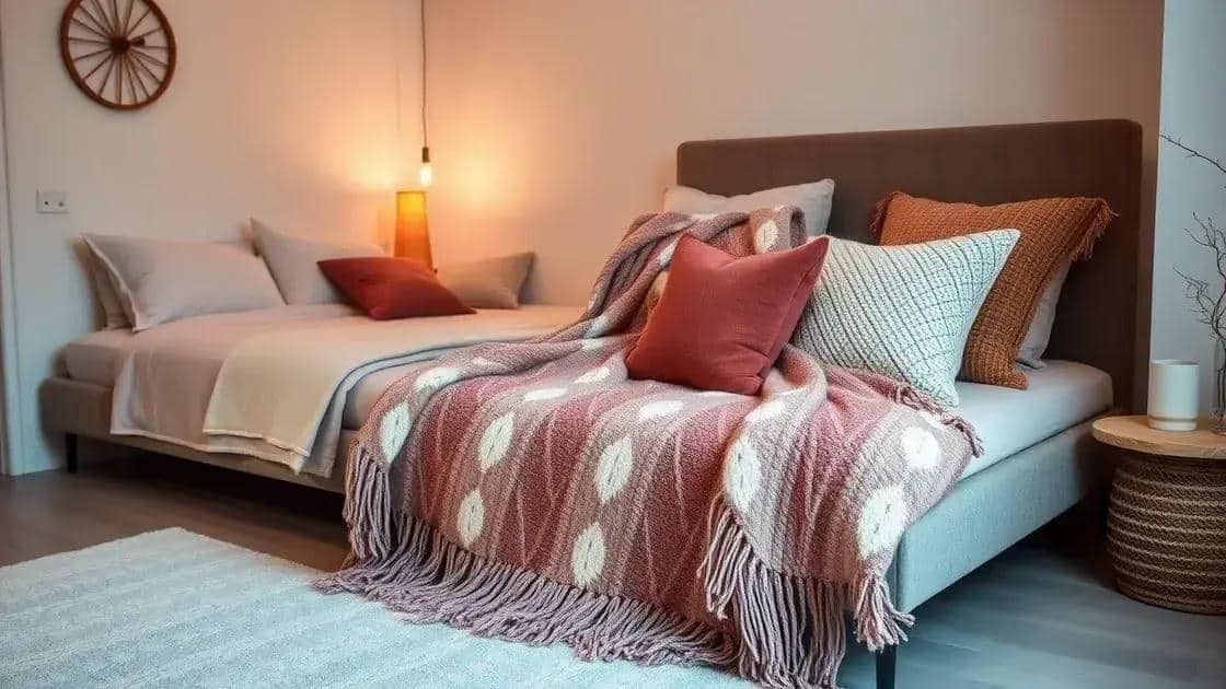 Dicas de como usar a manta decorativa tear