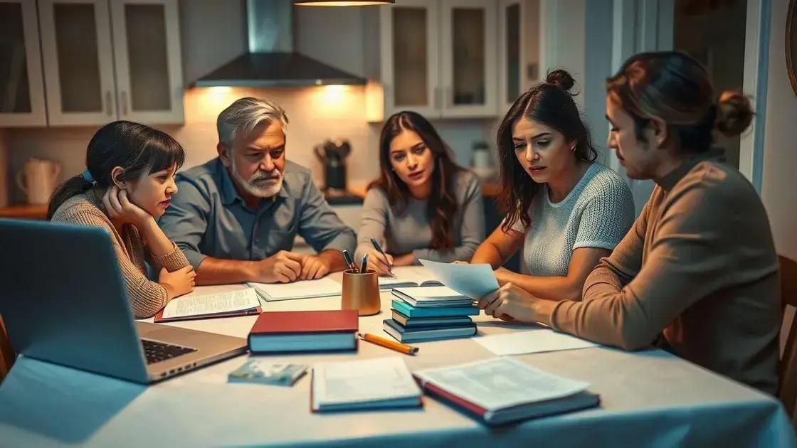 como ajudar a familia a sair das dividas juntos