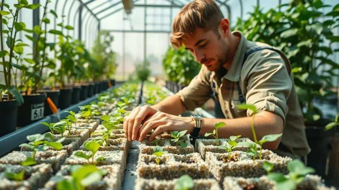 Cuidados essenciais após o plantio