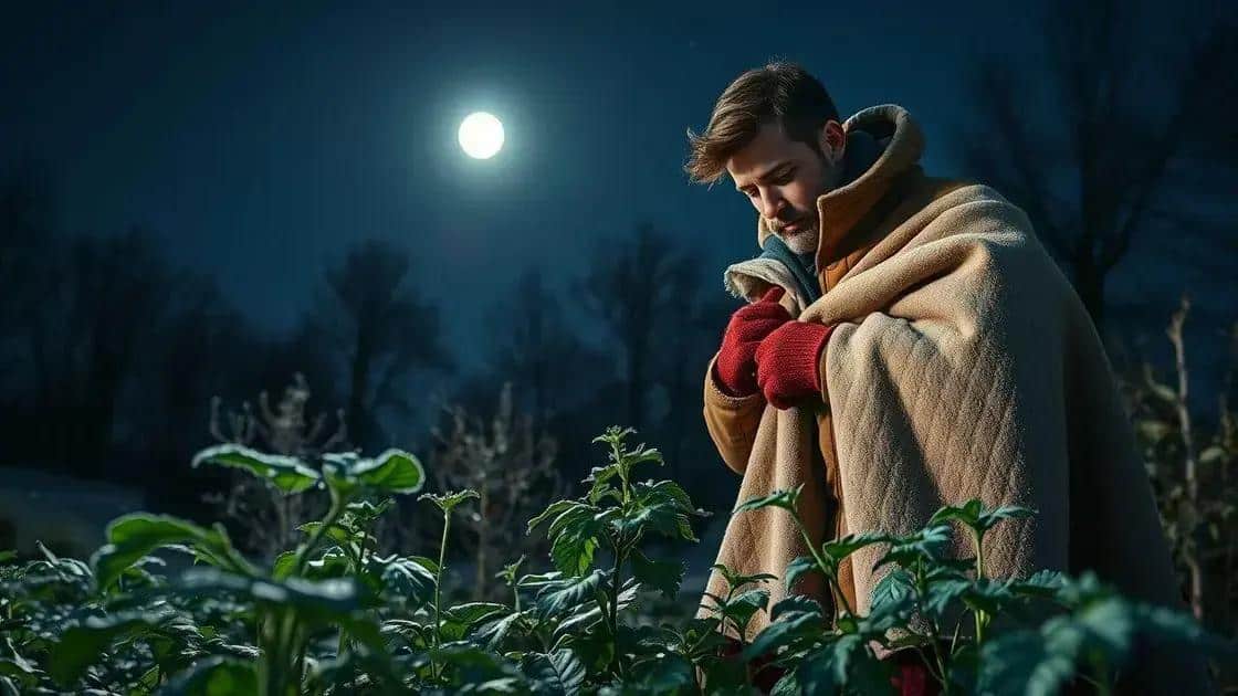 Como evitar geadas e danos nas folhas