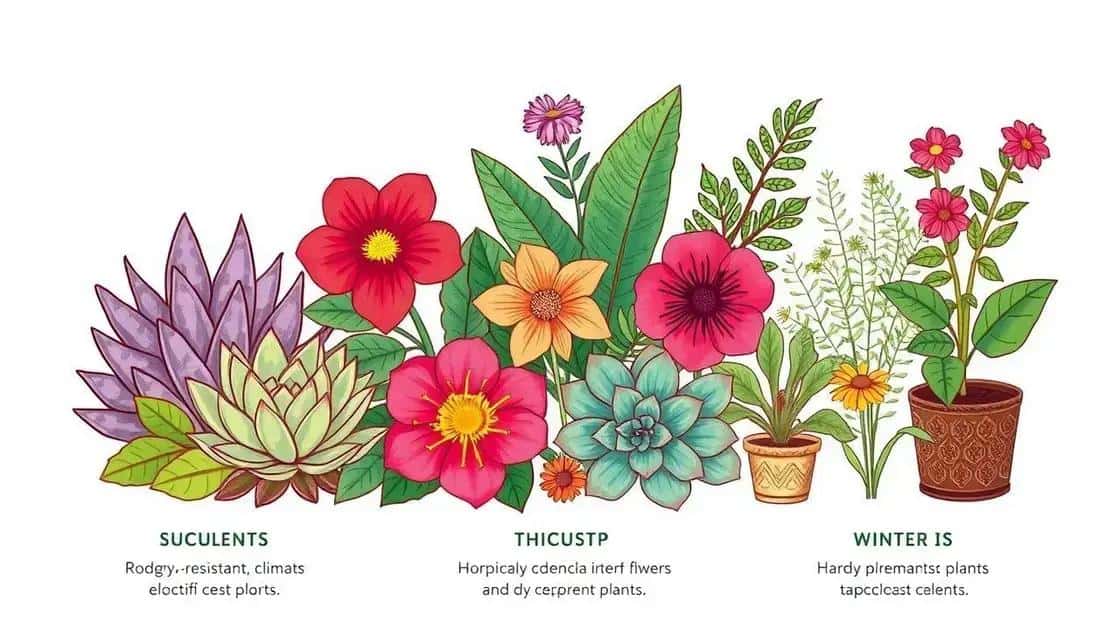 Seleção de plantas ideais para cada clima