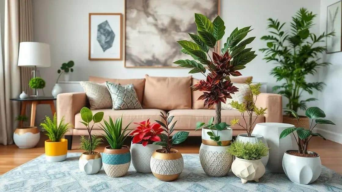 Dicas de combinação de plantas artificiais com a decoração