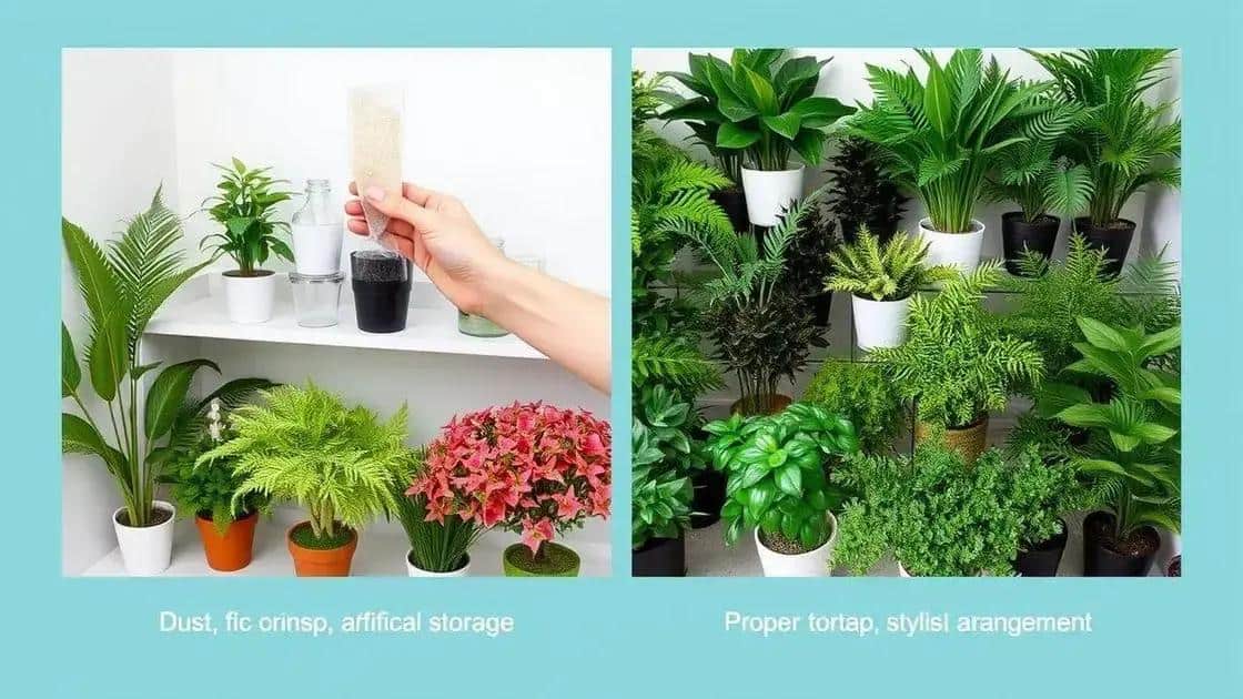 Cuidados e manutenção de plantas artificiais