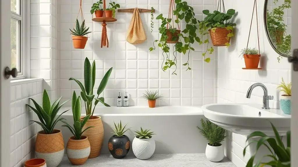 como usar vasos decorativos para plantas no banheiro como usar vasos decorativos para plantas no banheiro