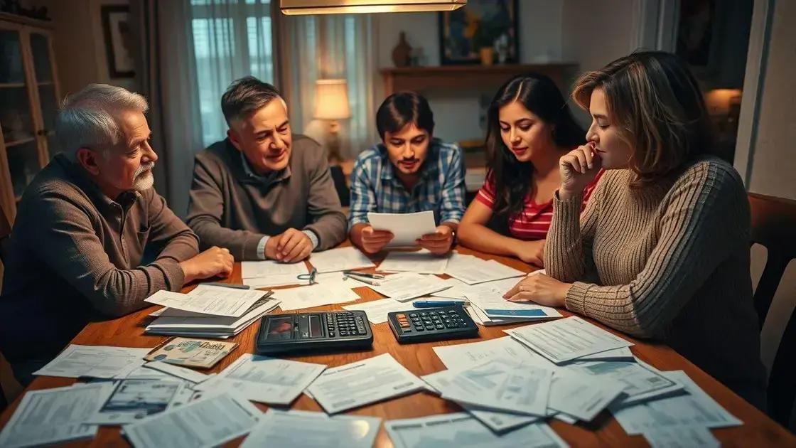 planejamento financeiro familiar para um mês instável