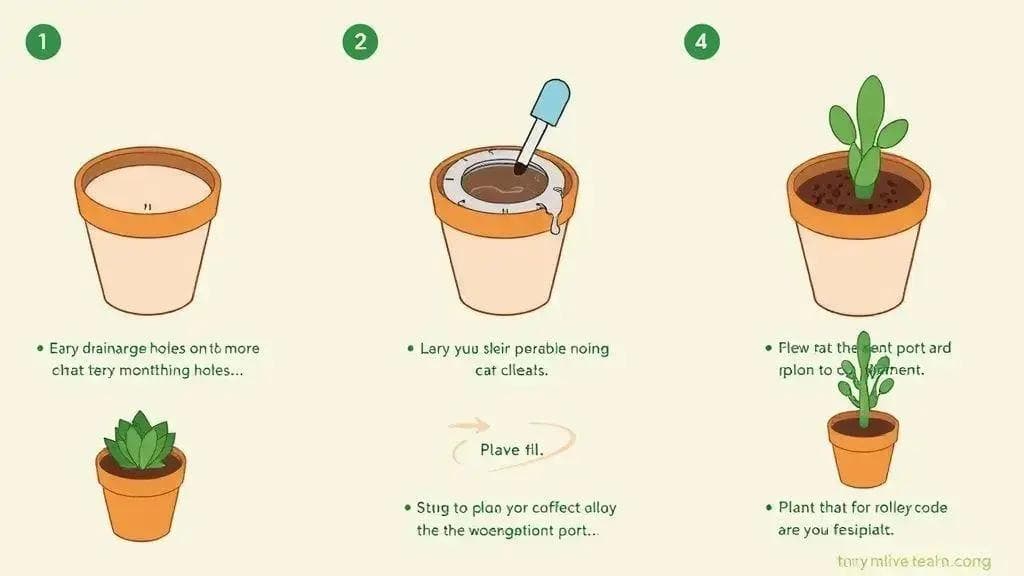 dicas para preparar potes para receber suculentas
