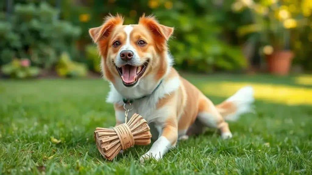 ideias de brinquedos feitos com materiais do jardim para seus animais